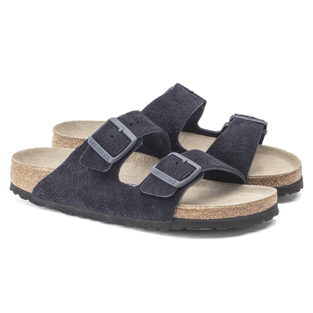 💙 Birkenstock 💙 Arizona Soft Footbed Suede Leather Midnight
Blue Men 11 / 44